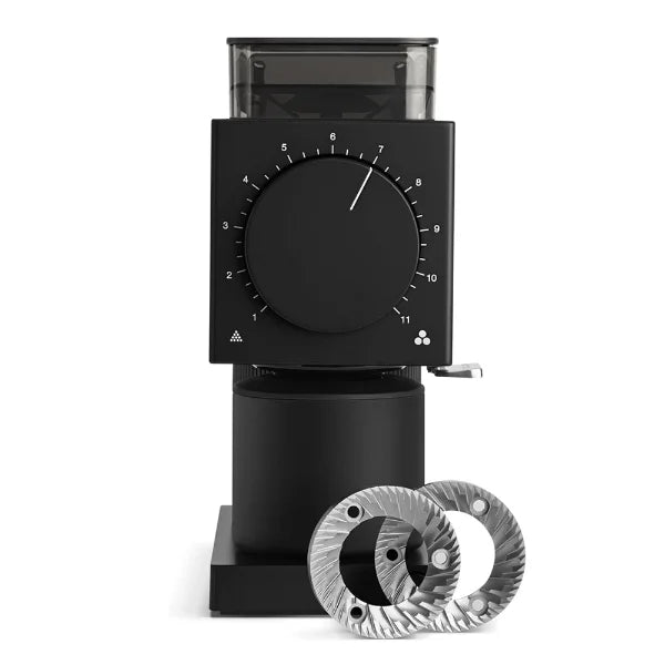 Black Fellow Ode Gen 2 grinder with burrs