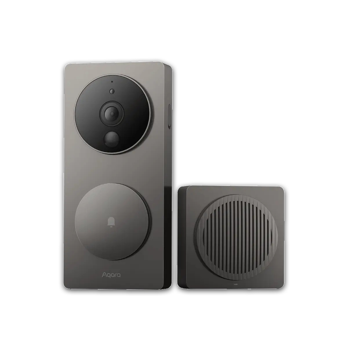 Aqara Video Doorbell G4 with its indoor chime