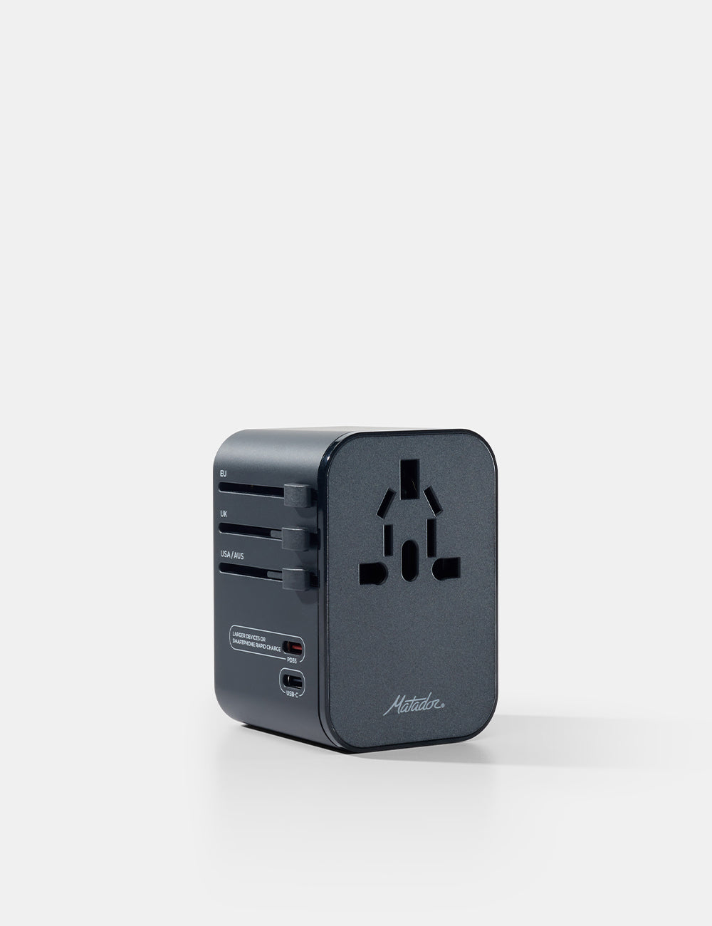Black Matador Global Travel Adapter