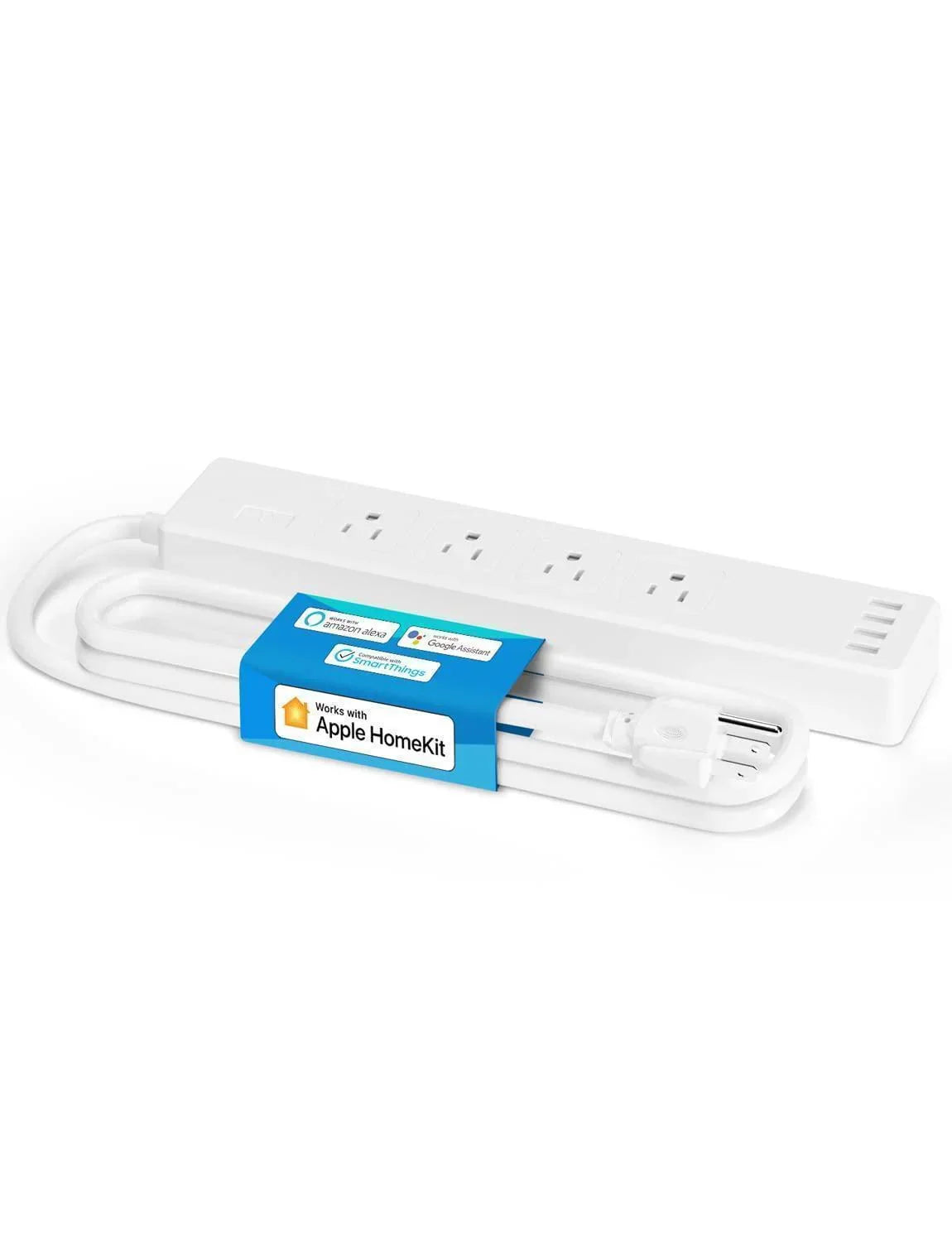 Meross US smart power strip with four AC outlets and four USB ports