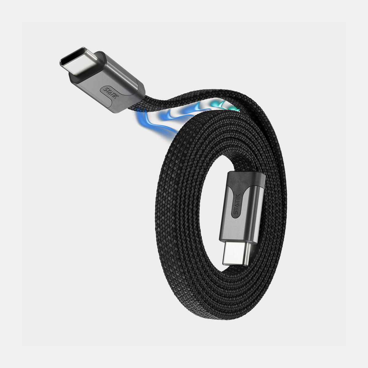 Coiled Statik MagStack Slim Pro magnetic USB-C cable