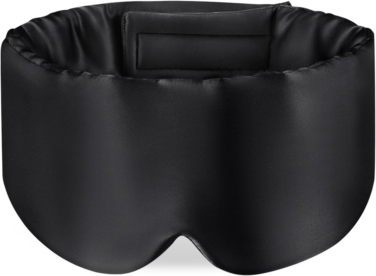 Black Zenssia silk sleep mask