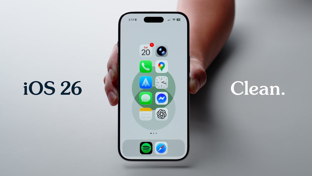 Joshua Chang’s iOS 26 Home Screen setup video thumbnail